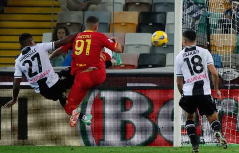 Tra Lecce e Udinese finisce 1-1: al rigore di Thauvin risponde Piccoli