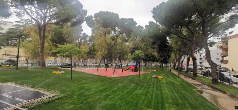 Bari, nuova vita per il giardino davanti all’Oncologico: terminati gli interventi di riqualificazione – FOTO