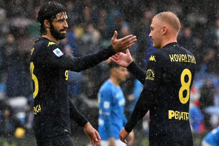 Galleria foto 'Kovalenko beffa il Napoli, l’Empoli vince 1-0 al Maradona' - foto 1