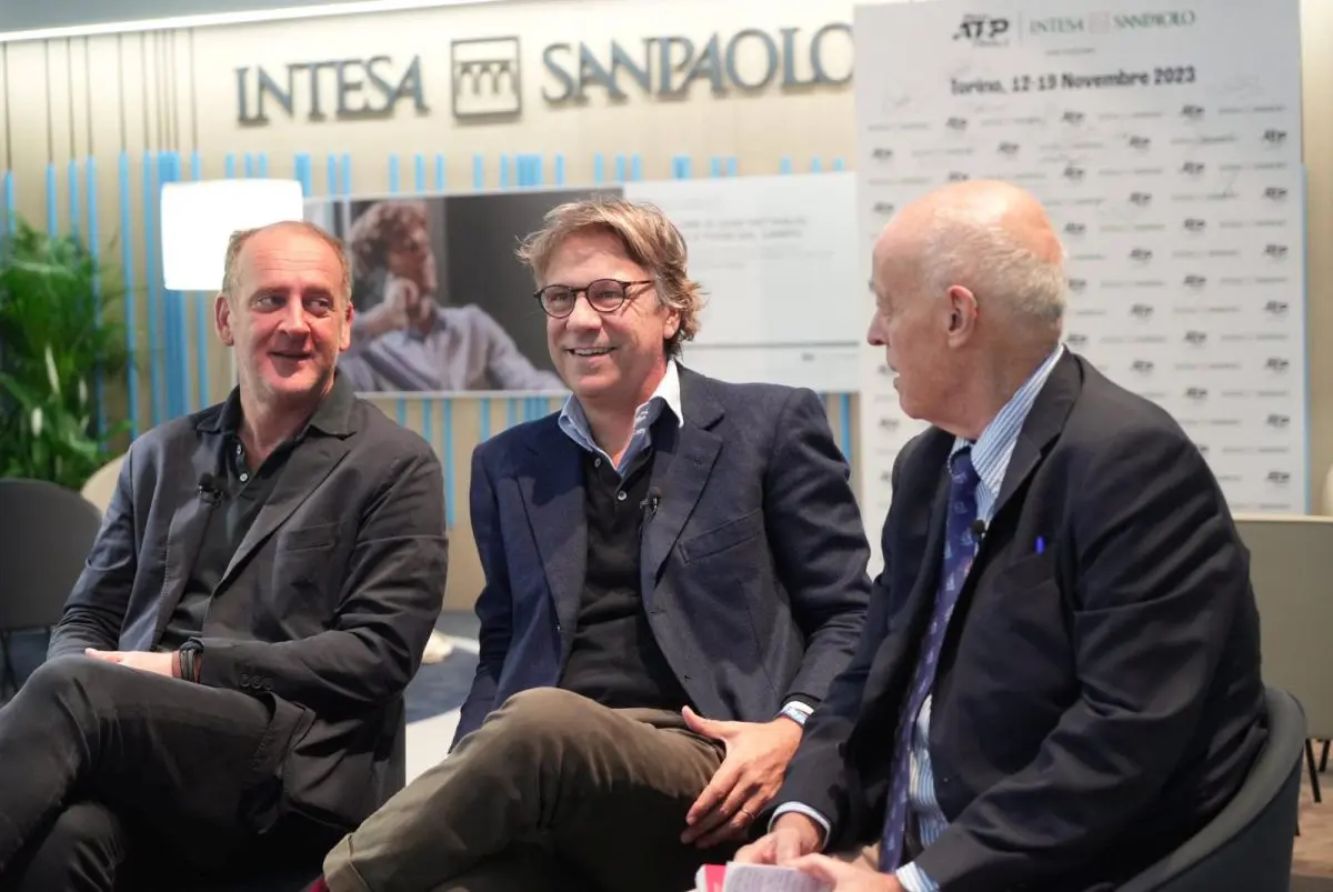 Galleria foto 'Intesa Sanpaolo, Porro-Ruggieri telecronisti inconsueti Nitto Atp Finals' - foto 1