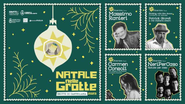 Tra presepe vivente e i concerti di Massimo Ranieri e Carmen Consoli: ecco il Natale nelle Grotte di Castellana