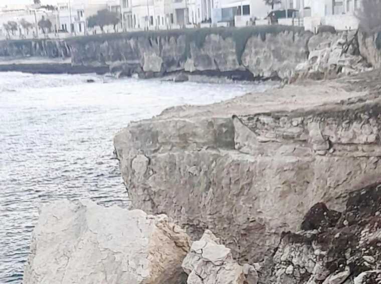Melendugno, crolla l’Arco magno a San Foca: addio a uno dei simboli della costa salentina