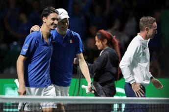 Galleria foto 'Coppa Davis, oggi Italia-Serbia: Sinner contro Djokovic per la finale' - foto 1