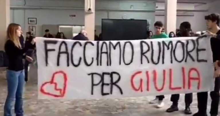 Un minuto di rumore per Giulia anche nelle scuole pugliesi: foto e striscioni per la 22enne