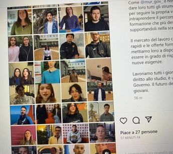 Galleria foto 'Giornata Internazionale degli Studenti, il Mur posta su Instagram un video con i loro ‘sogni’' - foto 1