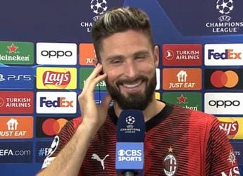 Galleria foto 'Giroud, la lezione in tv dopo Milan-Psg: “Non mi chiamo Girù” – Video' - foto 1
