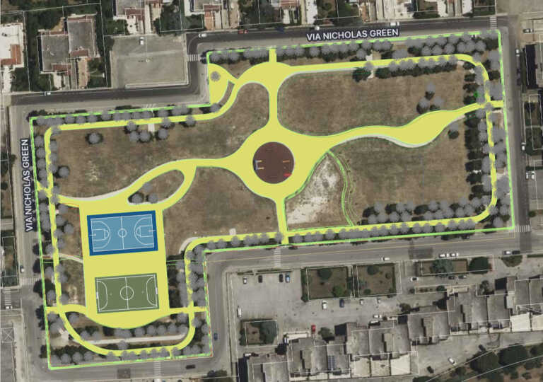 Greening urbano a Bari, 2,8 milioni di euro per cinque nuove aree verdi in città