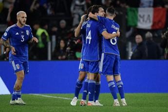 Galleria foto 'Italia-Macedonia del Nord 5-2, cinquina azzurra: ‘spareggio’ con Ucraina per Euro 2024' - foto 1