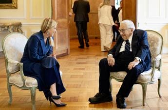 Galleria foto 'Kissinger, Meloni: “Lucido punto di riferimento”. Quando ‘sparì’ a Washington per vederlo' - foto 1