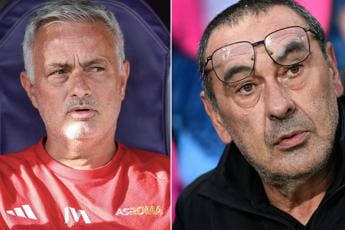 Galleria foto 'Lazio-Roma, è già derby: Mourinho contro Sarri, botta e risposta' - foto 1