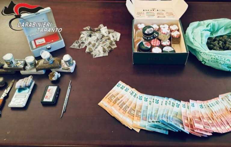 Biglietti numerati e in palio hashish e marijuana: a Taranto la lotteria della droga