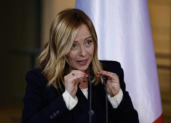 Galleria foto 'Meloni in Senato, microfono in tilt e botta e risposta con Renzi' - foto 1