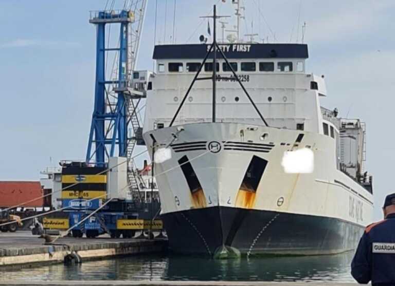 Barletta, nave commerciale fermata in porto: a bordo riscontrate gravi irregolarità