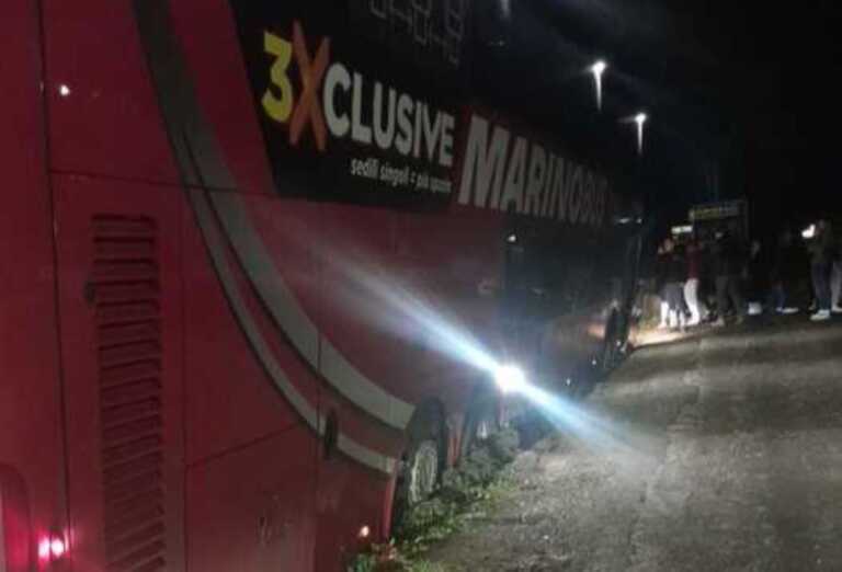 Autobus fuori strada a Canosa: nessun ferito, i passeggeri sono usciti dal finestrino