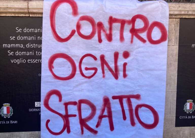 Galleria foto 'Bari, cinquecento famiglie a rischio sfratto. Protesta il movimento Lotta per la casa – VIDEO' - foto 1