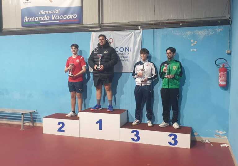 Galleria foto 'Tennis tavolo, un argento e due bronzi per i giovani atleti pugliesi a Caserta' - foto 1