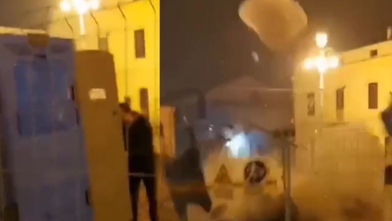Fa esplodere un bagno chimico a Capodanno: individuato e denunciato 45enne – VIDEO