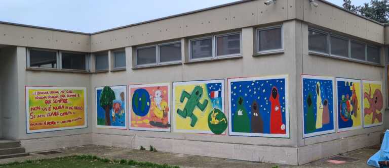 La cura passa attraverso la creatività: 20 ragazzi del “Colli Grisoni” colorano i muri del centro autismo