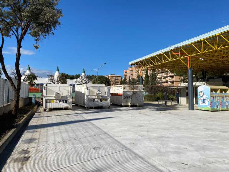 Amiu, inaugurato a Bari il nuovo centro di raccolta comunale in via Martin Luther King