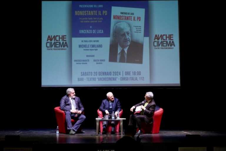 “Nonostante il Pd”, De Luca: «Operazione verità sul Sud»