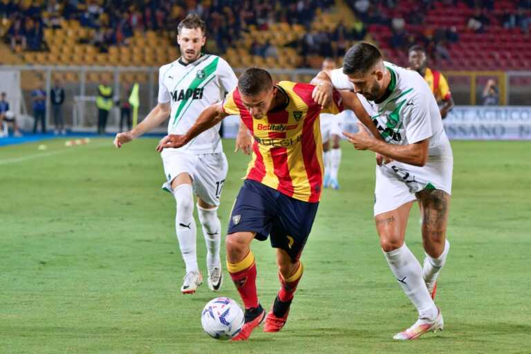Lecce abbonato ai pareggi, la prima volta di Gendrey. Krstovic ancora a digiuno