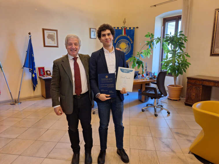 Galleria foto 'UniSalento, Davide Cappello secondo al Premio Socialis con la tesi sulla responsabilità d’impresa' - foto 1