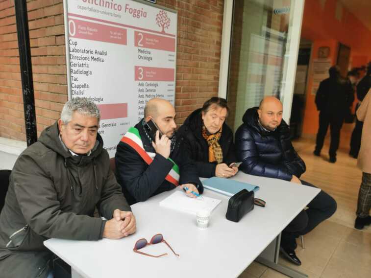 Lucera, il sindaco “occupa” il Lastaria: «Basta con lo smantellamento dell’ospedale»