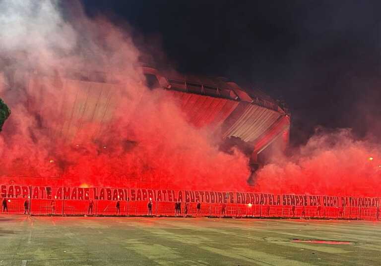 Bari, entusiasmo e cori per il “Cobra” Tovalieri: testimonial della festa per i 116 anni