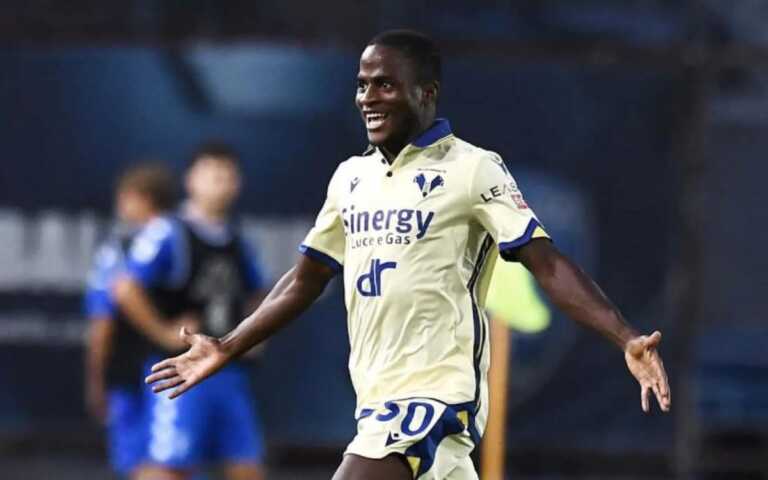 Bari, ecco la freccia Kallon per rinforzare l’attacco: arriva in prestito dal Verona