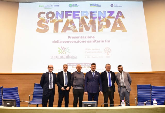 Castellana Grotte, prestazioni medico-sanitarie tempestive e agevolate. Firmata la convenzione tra Irccs “S. De Bellis” e “Communitas e.t.s” – VIDEO Castellana Grotte, prestazioni medico-sanitarie tempestive e agevolate. Firmata la convenzione tra Irccs “S. De Bellis” e “Communitas e.t.s” – VIDEO