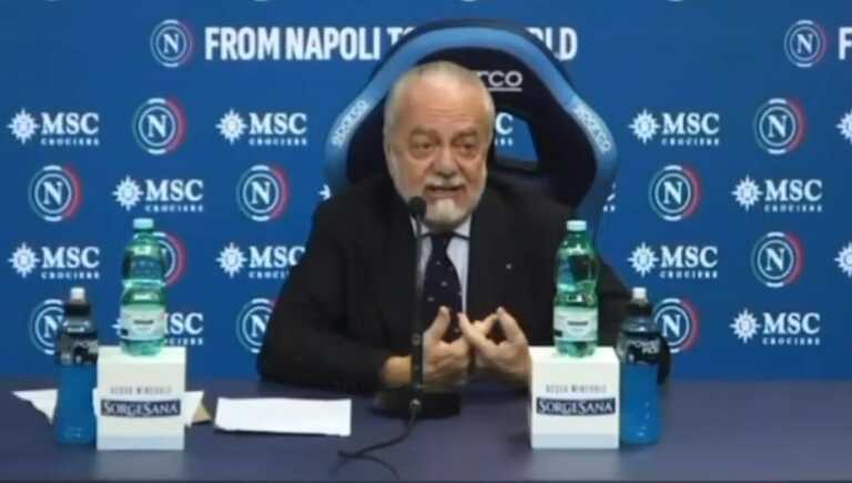 Serie A: caso plusvalenze, il patron del Napoli rinviato a giudizio per falso in bilancio