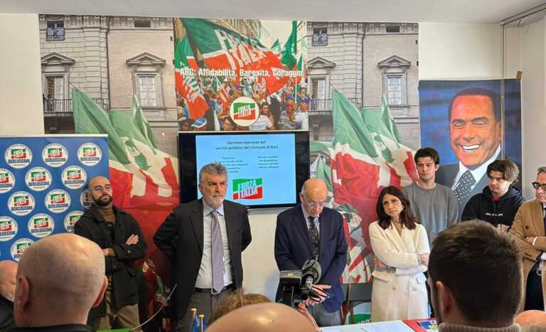 Il sondaggio di Forza Italia a Bari: più della metà dei cittadini boccia i servizi offerti dal Comune