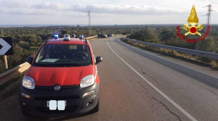 Galleria foto 'Ostuni, sbatte con l’auto contro il guard rail: 41enne soccorsa da un vigile del fuoco fuori servizio' - foto 2