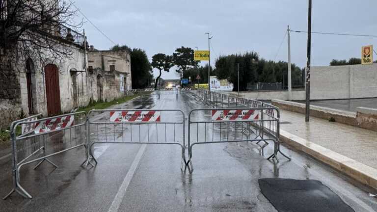 Maltempo in Puglia: disagi per le forti piogge. Coldiretti: «L’89% dei comuni è a rischio idrogeologico»