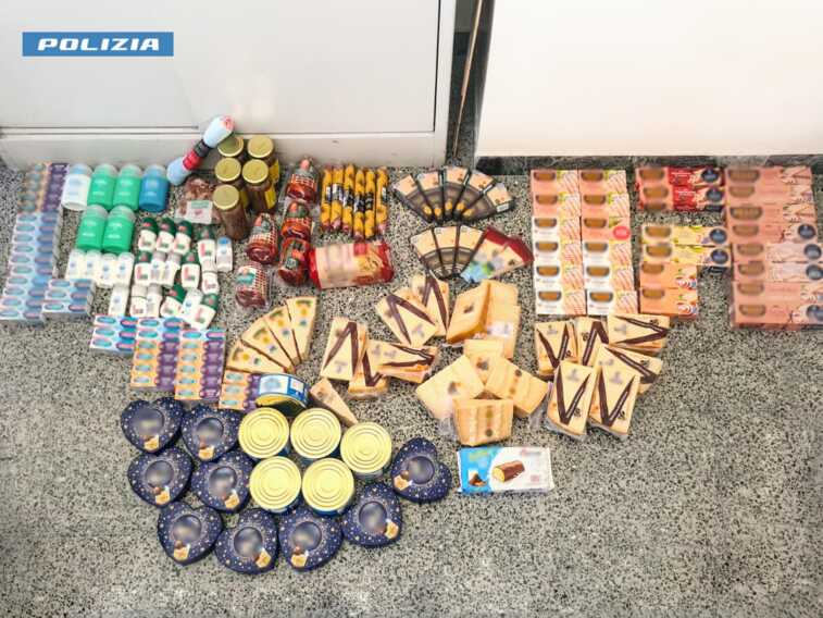 Ruba merce per circa mille euro in due supermercato di Matera: arrestato un 22enne residente in Puglia
