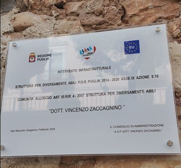 San Nicandro Garganico, una casa alloggio ospiterà persone diversamente abili: «Aiuterà a renderle autonome» – VIDEO