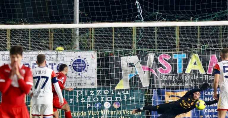 La Turris domina il Potenza ma passa solo nel finale: decide l’autorete di Hristov
