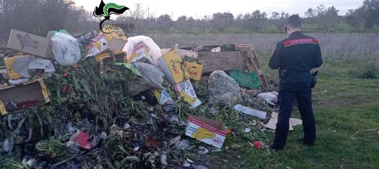 Trasforma il suo fondo agricolo in una discarica abusiva: denunciato un uomo a Matino