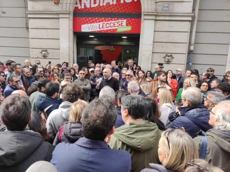 Primarie a Bari, Leccese apre il comitato elettorale: «Aiutatemi a sognare»