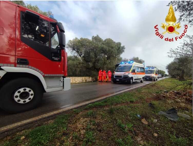 Galleria foto 'Incidente sulla provinciale nel Brindisino: 59enne muore nello scontro tra la sua auto e un pullman' - foto 2