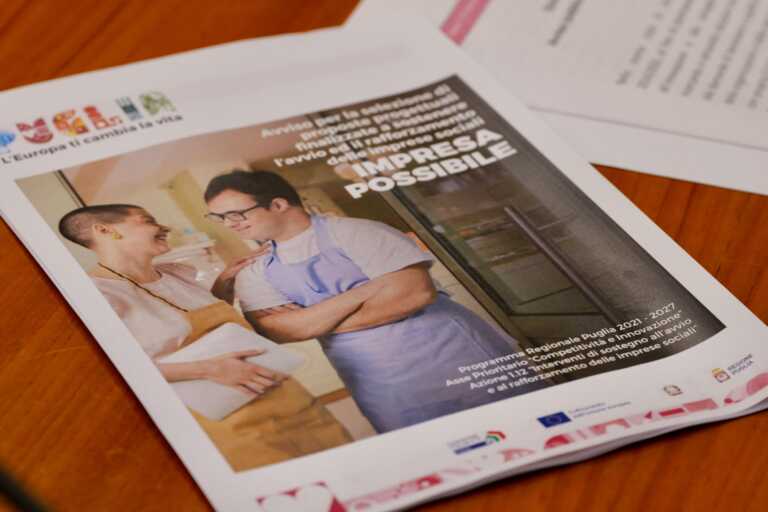 Impresa possibile, la Puglia a sostegno dell’inclusione lavorativa delle persone vulnerabili – VIDEO