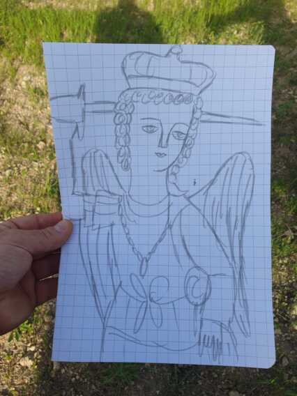 Galleria foto 'Andria, ritrovano l’auto rubata al papà: un bimbo ringrazia i poliziotti con un disegno di San Michele' - foto 2