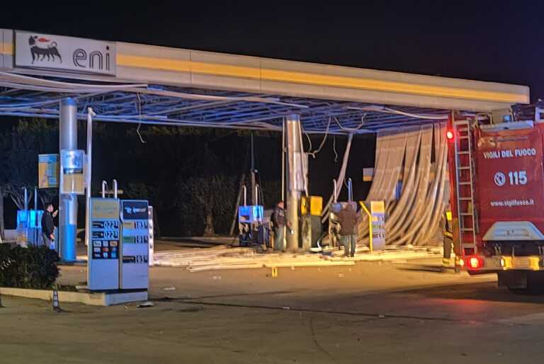 Tentano di far esplodere la colonnina di un self service: feriti due 20enni a Cerignola