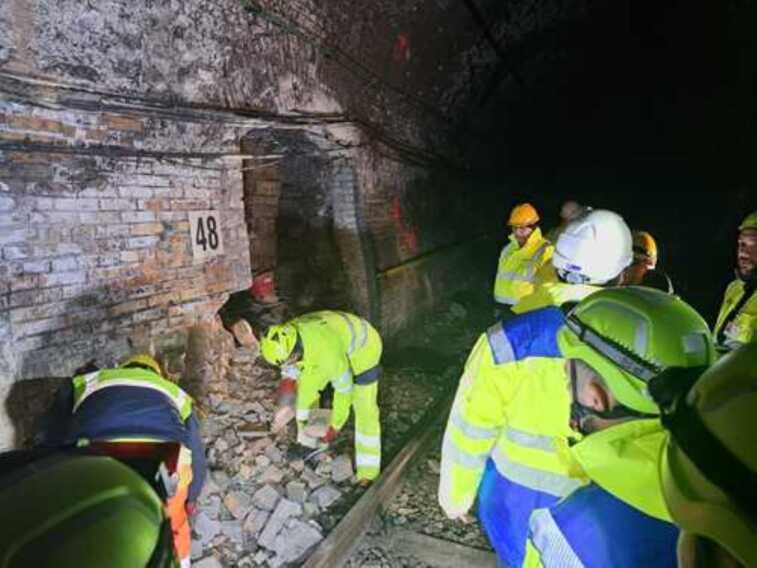 Frana sulla linea ferroviaria Foggia-Benevento: via ai lavori di ripristino