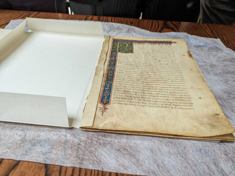 L’antico manoscritto del 1513 torna nella sua Bisceglie: sanciva la libertà della città