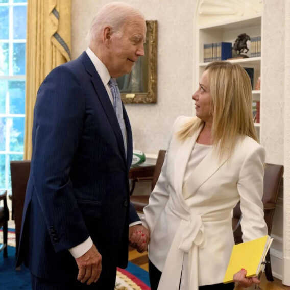 Meloni da Biden, tra i due leader scoppia l’intesa