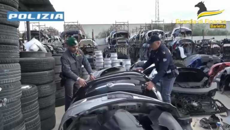 Autodemolizioni e autoparchi al setaccio nella Bat: denunce e sequestri – VIDEO