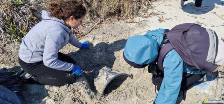 Volontari in azione a Torre Guaceto: raccolti 170 sacchi di rifiuti portati dal mare