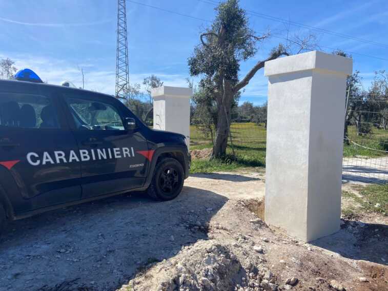 Abusi edilizi in un’area sottoposta a vincolo nelle campagne di Giurdignano: 3 denunce