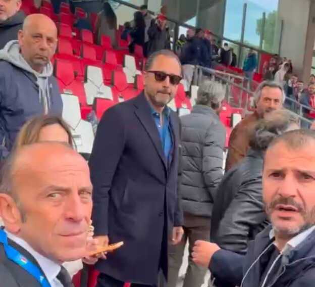 Bari, De Laurentiis insultato a fine partita: il video impazza sul web